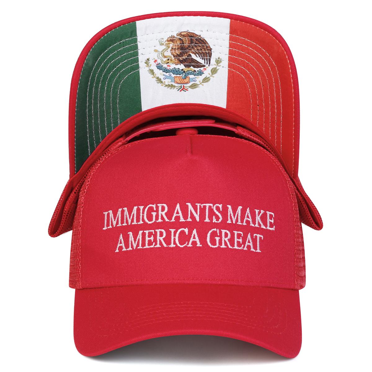 

Unisex Immigrants Make Embroidery Baseball Net Caps Spring And Summer Outdoor Adjustable Casual Hats Sunscreen Hat Sports Cap