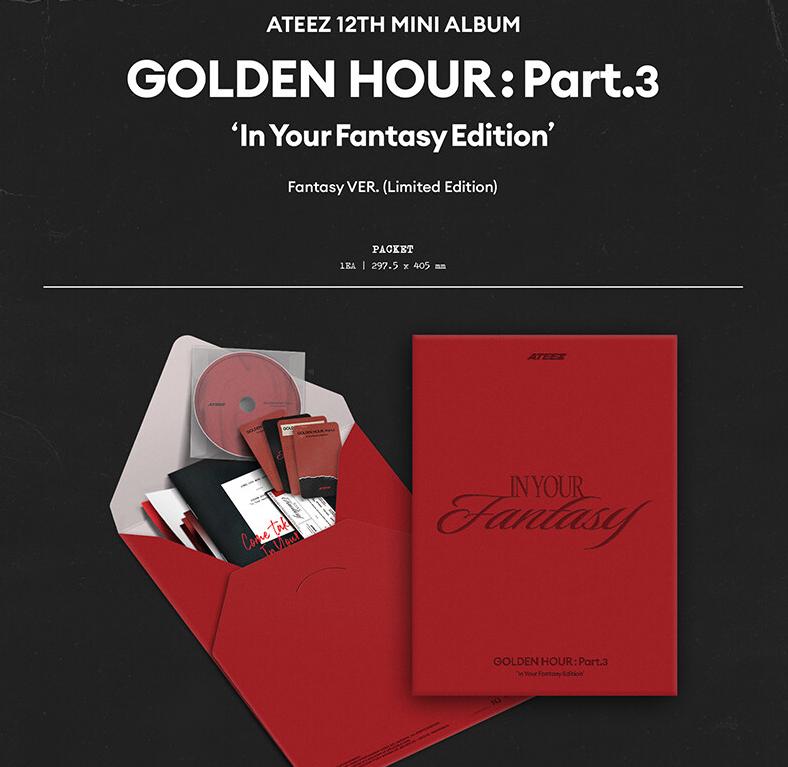 ATEEZ [GOLDEN HOUR : Part.3 ‘In Your Fantasy Edition’ (Limited)]