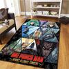 Onepunch Man Teppich für Wohnzimmer Schlafzimmer Zuhause Sofadekoration Kinder Spiel rutschfeste Bodenmatte