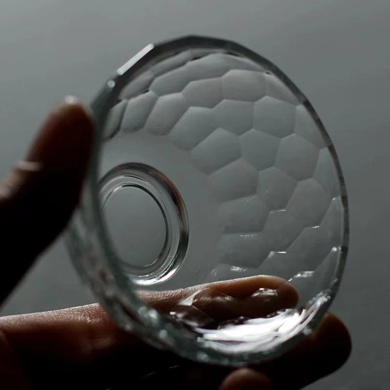 Japanese Hammer Pattern Glass Tea Cup Set With Heat-resistant Glass Tea Set Cup for Coffee Cups Wholesale Mug Glass Teacups