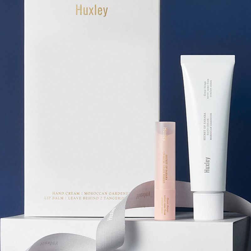 Huxley Hand Cream & Lip Balm Set