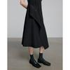 Chuyu Women's Asymmetrical Puff Sleeve A-Line Dress