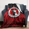 Name Custom Club Tijuana Print Flannel Blanket High Quality Warm Comfortable Cover for All Seasons Perfect for Gifts Home Decor