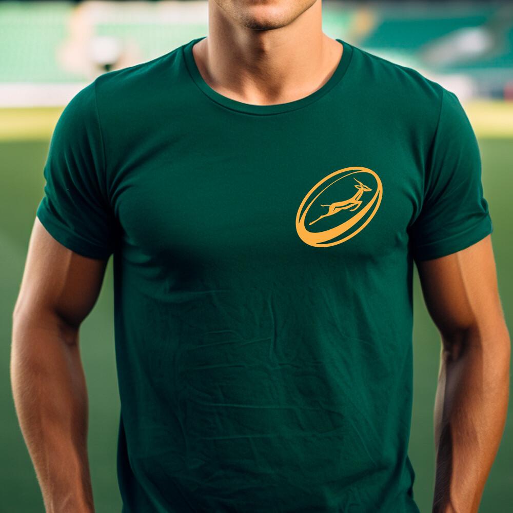 Springbok Rugbyball Tasche T-Shirt Südafrika Afrikanischer Papa Vatertag Geschenk Unisex T-Shirt