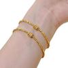 Yellow-gold Bouncy Bead Small Waist Bracelet Women's Light Luxury Niche Premium Sense Explosive Bracelet
