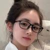 Ultra-light Glasses Small Square Men's Business Glasses Anti-blue Myopia Glasses