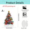 Christmas Tree Acrylic Ornaments Home Decoration Colorful Christmas Holiday Welcome Christmas Tree Bookshelf Pendant Party