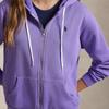 Polo Ralph Lauren Loose Fleece Full-Zip Hoodie Women Hoodies Blue Purple WMPOKNINFB20767-510