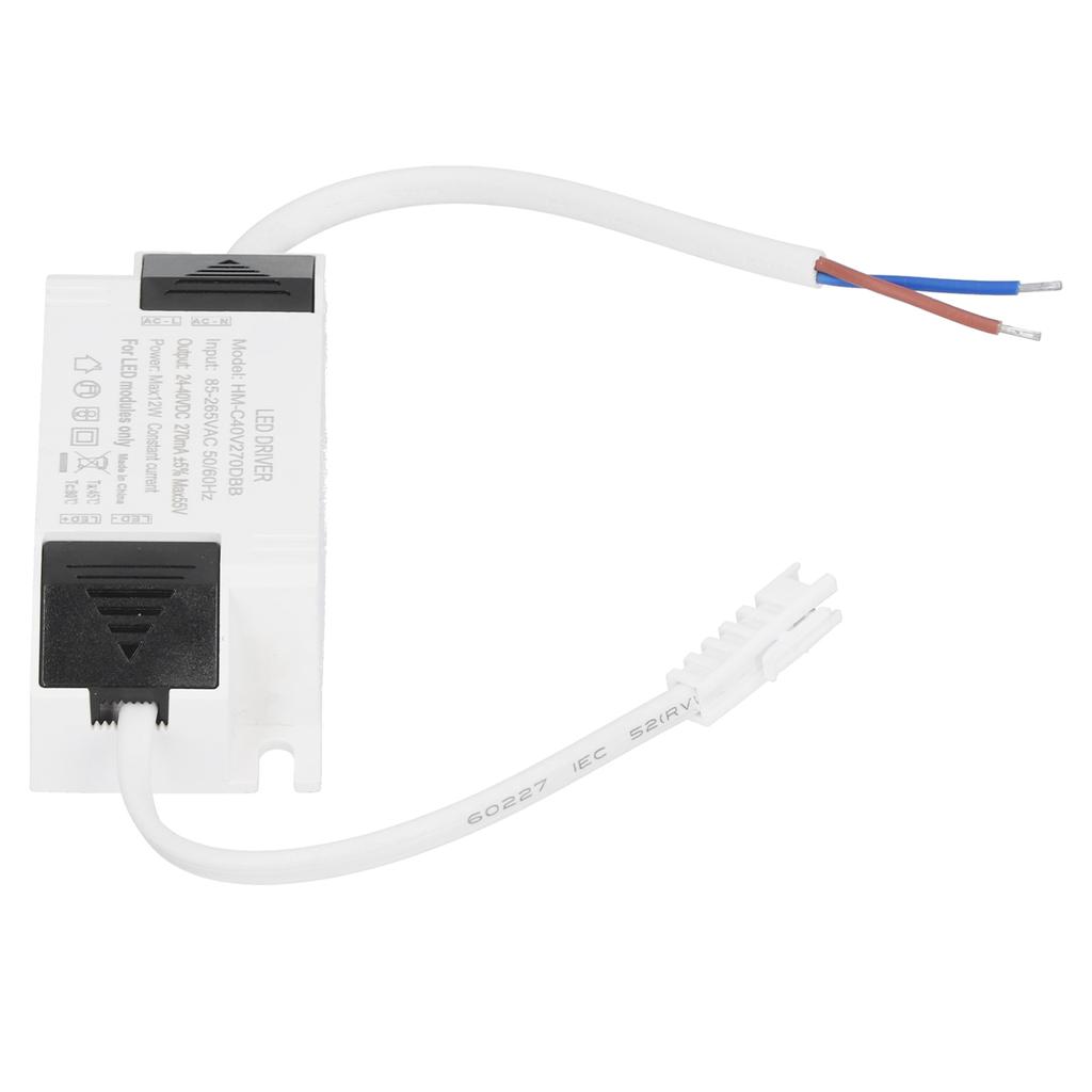 12W LED Driver Constant Current 270mA Input AC85‑265V Output DC24‑40V Power Transformer