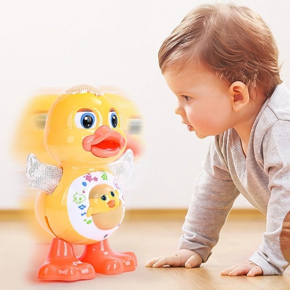 Plastic Electric Dancing Duck Toy Singing Walking Dancing Duck Halloween