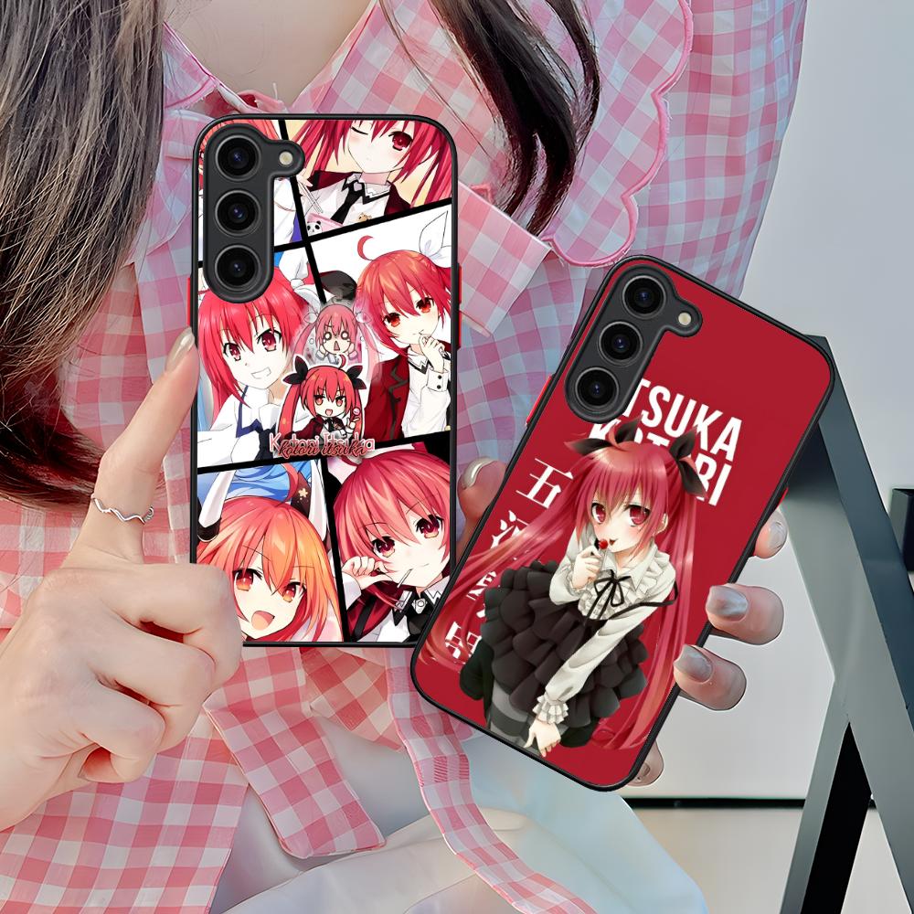 Date a Live Kotori Itsuka Silikon Handyhülle für Samsung Galaxy S26 S25 S24 S23 S22 S21 Plus FE Ultra Bunte Hülle