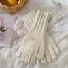 Riding Gloves Keep Warm Full Finger Mittens Wool Knitting Gloves  Autumn and Winter