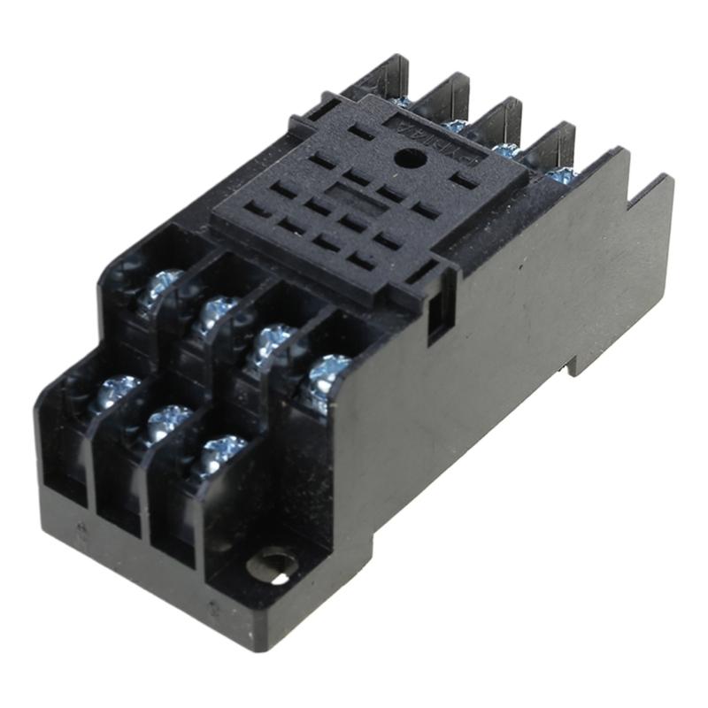 12V 10Amp Intermediate Relays with 8 Pin Socketed Base Coils Power Relays for Industrial Control and Electronic Device