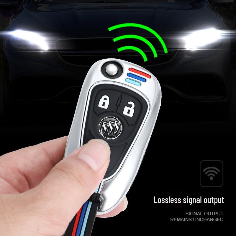 Buick Key Case for Modified Folding Keys: Compatible with Yinglang GT/XT, Junyue, Junwei, Kaiyue Models.