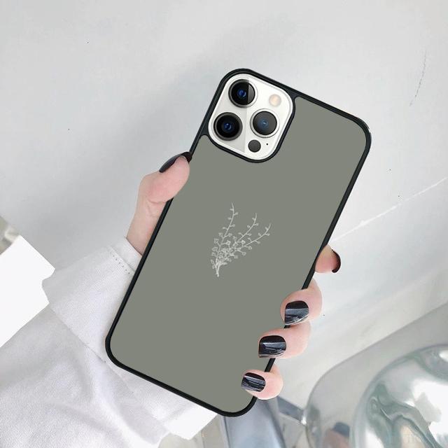 Minimal Aesthetics Flowers Phone Case Cover For For iPhone 17 Air 15 Pro MAX 16 Plus 14 12 11 13 Coque