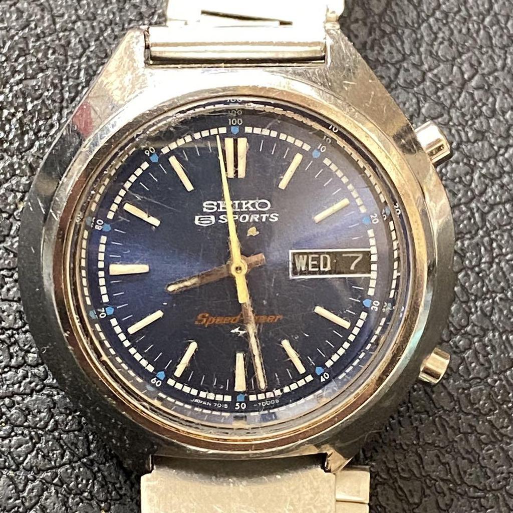 [USED] Rare! Working Seiko 5 Speedtimer Automatic Watch