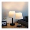 Japanese Style Table Lamp, Indirect Lighting, Stylish Stand Light, Bedside Lamp, 2 USB Charging, LED Light, 3 Level Dimming Table Light, Nursing