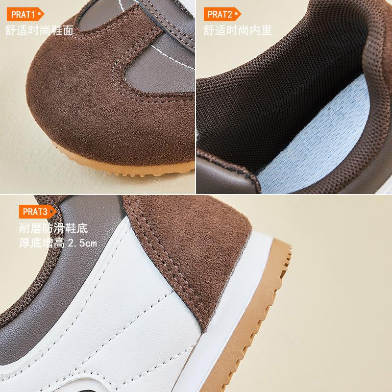 Ins New German Training Shoes Women's Autumn Students Running Sports Platform Heightening Casual Shoes CY