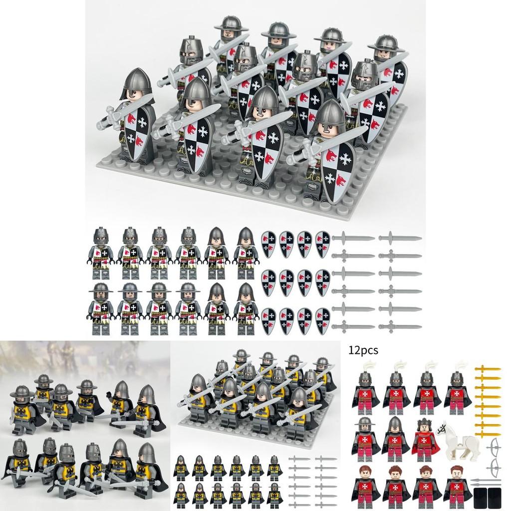 99 Piece Medieval Knight Castle Building Blocks Set For Creative Military Playtime