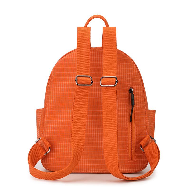 Schultasche Karierter Rucksack Damen 1011 Neue Mode Koreanische Ausgabe Oxford-Stoff Kleine Schultasche Rucksack für Damen Reisen Schultasche