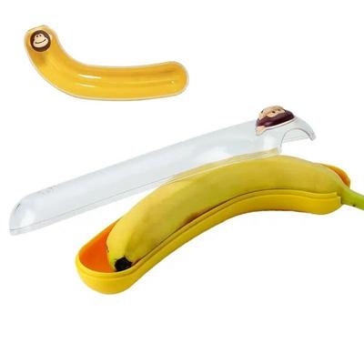 Food Grade Plastic Banana Storage Case Reusable Banana Shaped Banana Saver Anti-Squeezing Wear-resistant Banana Storage Box