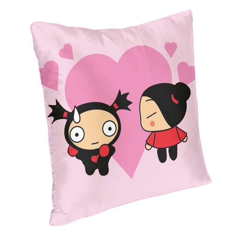Povlak na polštář Pucca And Garu Anime Manga Soft Velvet Luxury Throw Pouzdro na pohovku