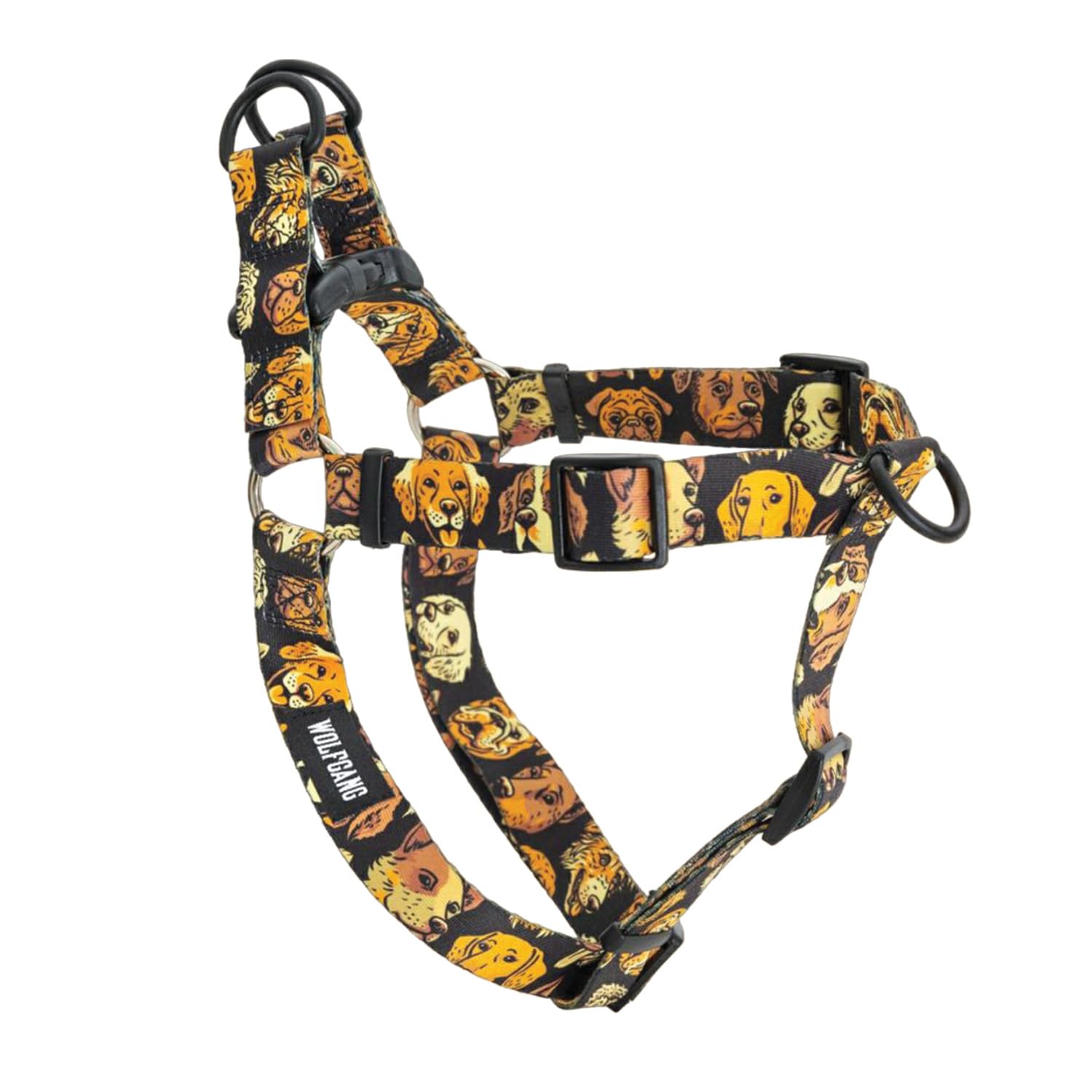 

WOLFGANG MugShot Size Wide x Chest Circumference Medium Harness, M, 1.6cm 40-61cm [For Dogs]