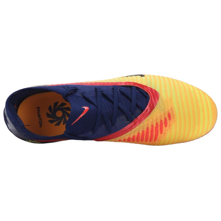 Nike Phantom 6 Soft Ground, Natural Ground Slip Resistant Abrasion Resistant Soccer Shoes Unisex Yellow Sneakers HQ2332-800