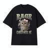 Funny Meme Top Sorry Im Just A Girl Funny Cat Fans Pattern TShirt Summer Y2k Fashion Tops Casual Loose Print Streetwear Unisex