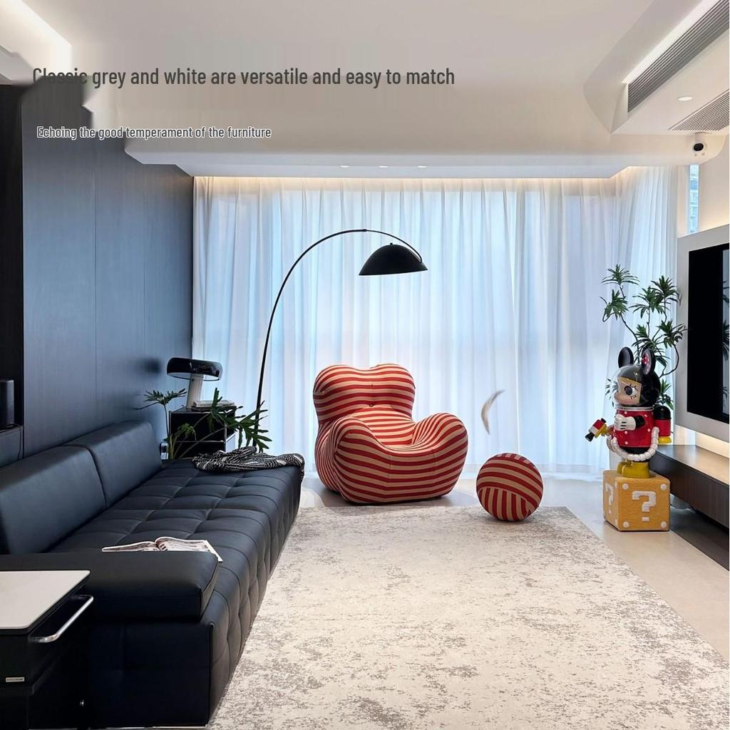 Waterproof Italian Luxury Minimalist Rug for Living Room, Bedroom, or Sofas
