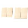 12Pcs Unfinished Wood Slices 6Inch 11.8Inch Wood Square Slices for Painting Craft Christmas Wedding Decoration
