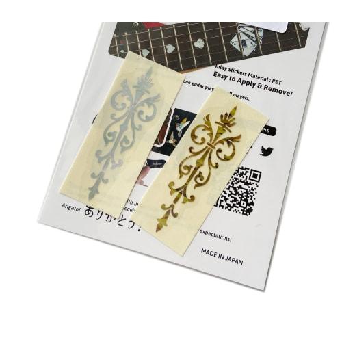 Jockomo Small Torch Set - Customizable Inlay Stickers for Ukulele or Guitar Headstock