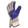 Mechanic's Docker Glove In Split Leather DS202RP Grey/blue T10 - DELTA PLUS - DS202RP10