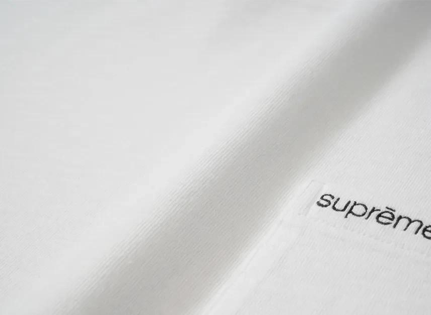 785769 Supreme S/S Pocket Tee "White"