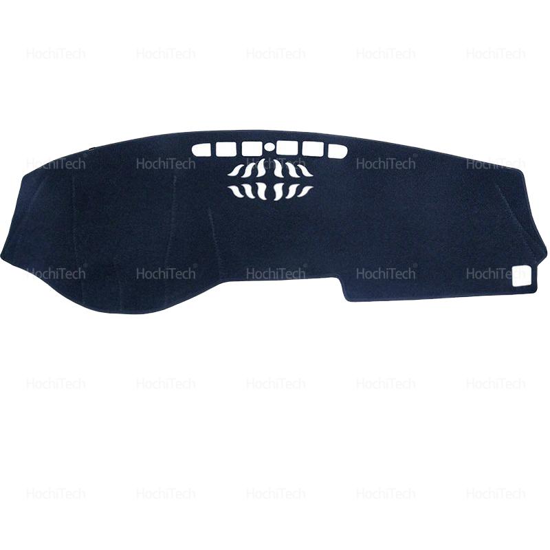 Auto Armaturenbrettmatte Schwarz/Braun Leder Armaturenbrett Abdeckung Wildleder Leder Armaturenbrett Matte Polster Sonnenschutz Zubehör für Jaguar E-PACE 2017-2020