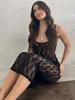 Elegant 2026 Lace Skirt Set: High-End See-Through Two-Piece with Flirty, Sexy Style