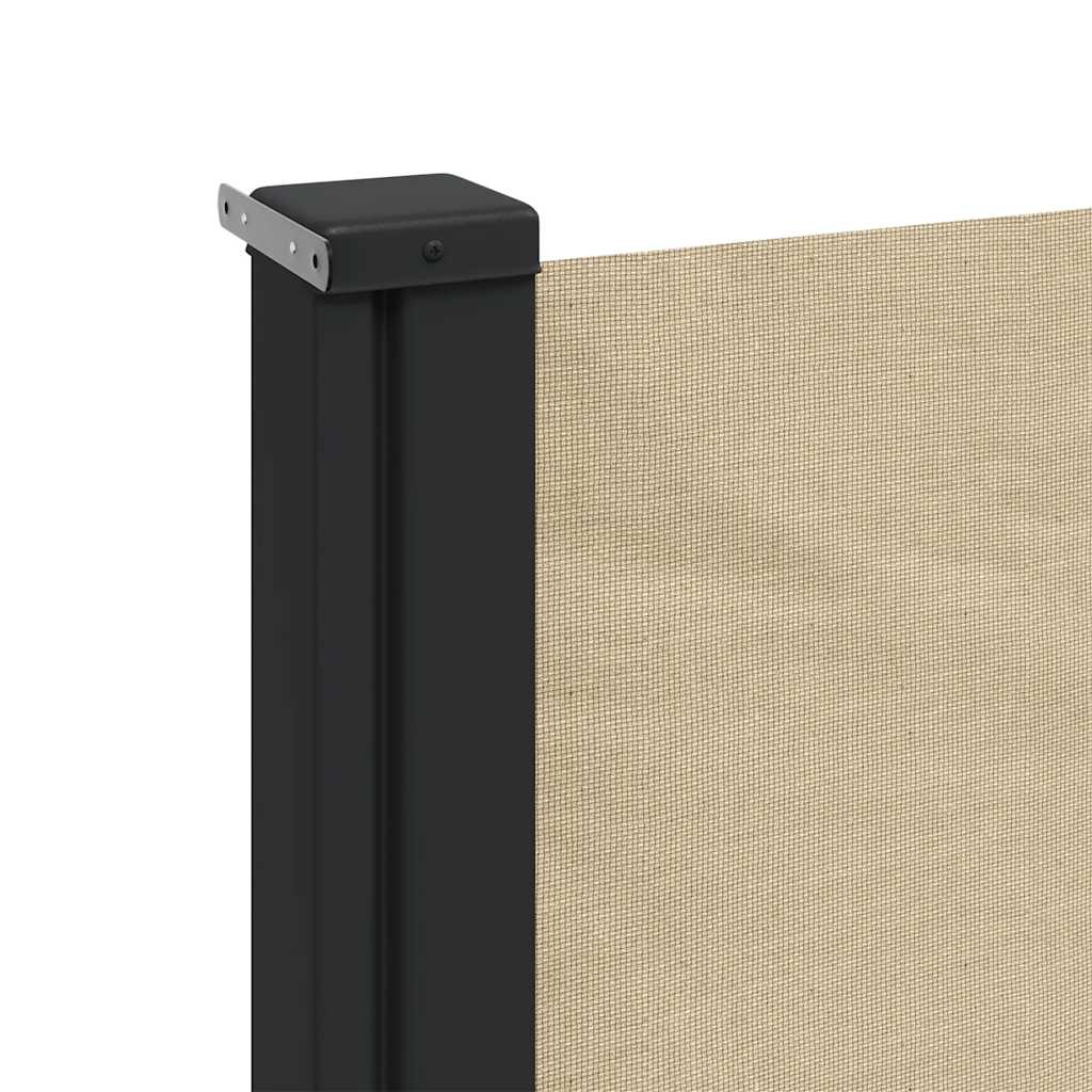 Retractable Side Awning Beige 180 x 300 cm