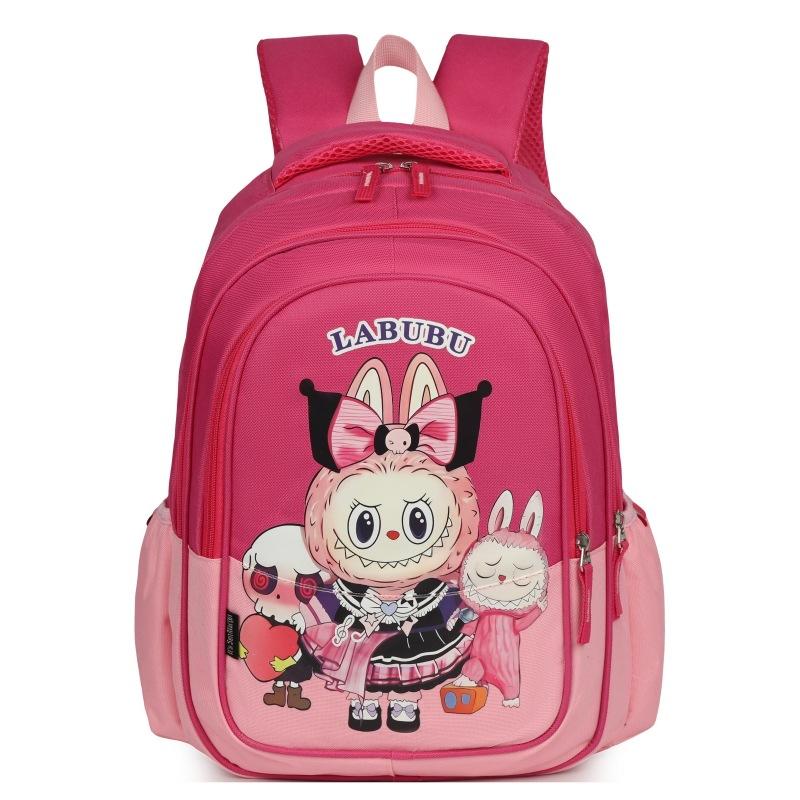 School bag for primary school students New cartoon cute boys and girls backpack lightweight backpack