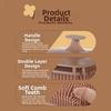 Square Shape Head Scalp Massage Comb Soft Body Massage Shower Brush Salon Hairdressing Tool  Unisex