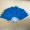 1 ks Pírkový přenosný vějíř Čínská dekorace Měkký nadýchaný Dámský Burleskní Ruční Maškarní kostým Tanec
