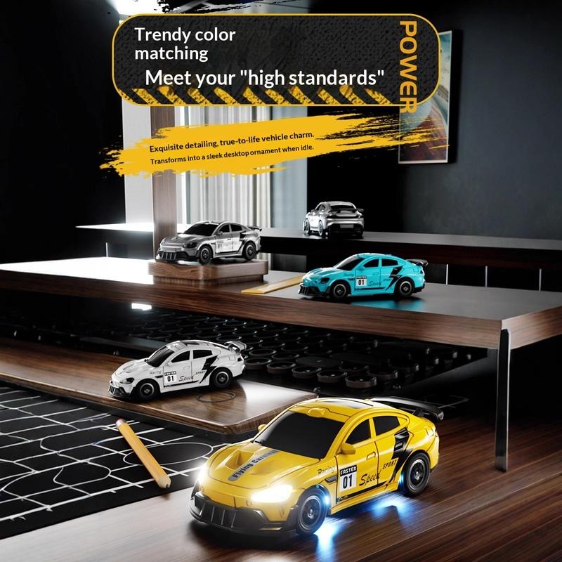 Full-Scale Rc Car Remote Control Drift Car Pocket Four-Wheel Drive High-Speed Racing Mini Desktop Toy Birthday Gift