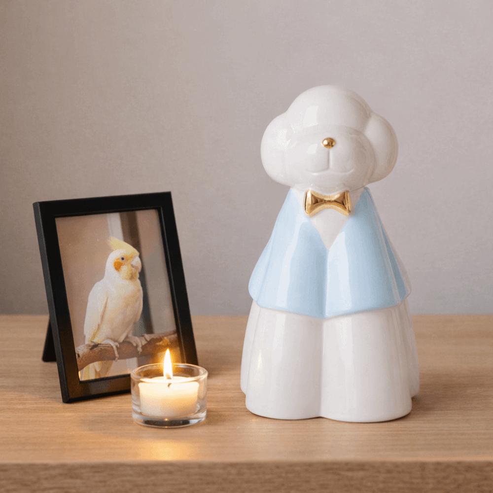 Moisture-proof Pet Memorial Urn Dog Shape Cat Funeral Urn Pet Ashes Storage Box  Pet Supplies