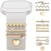 Metal Bracelet Decoration Diamond Charms Ornament for Apple Watch Band Watch Band Accessories