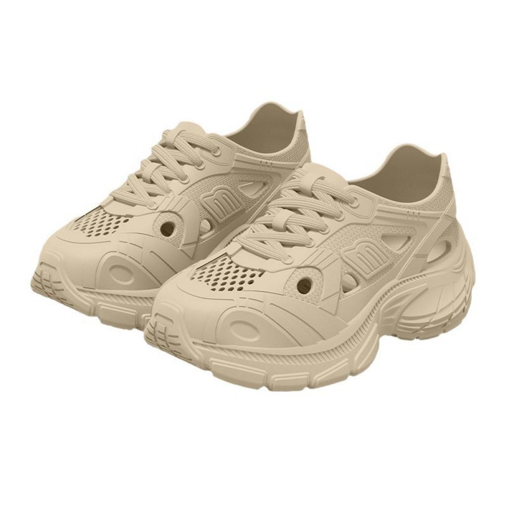 Höhlenschuhe für Damen, Sommer-Oberbekleidung, Neu mit dicker Sohle, Rutschfest, Geruchshemmend, Atmungsaktive Sandalen