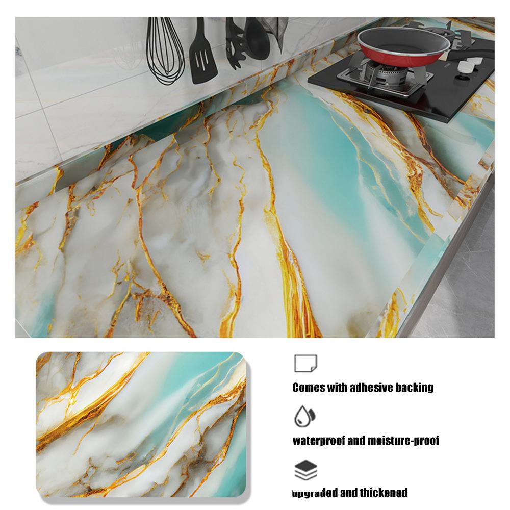 Tapeta Domácí doplňky Vysoká teplotní odolnost Lepidlo Samolepky na zeď Dekorace kuchyňského pokoje Zesílená Olejivzdorná 40 cm