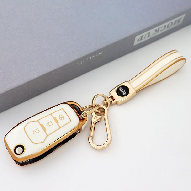 3 Buttons Tpu Car Remote Key Case Cover For Ford Figo Mondeo 5 Ecosport Puma Fiesta Mk8 Everest Ranger Shell Fob