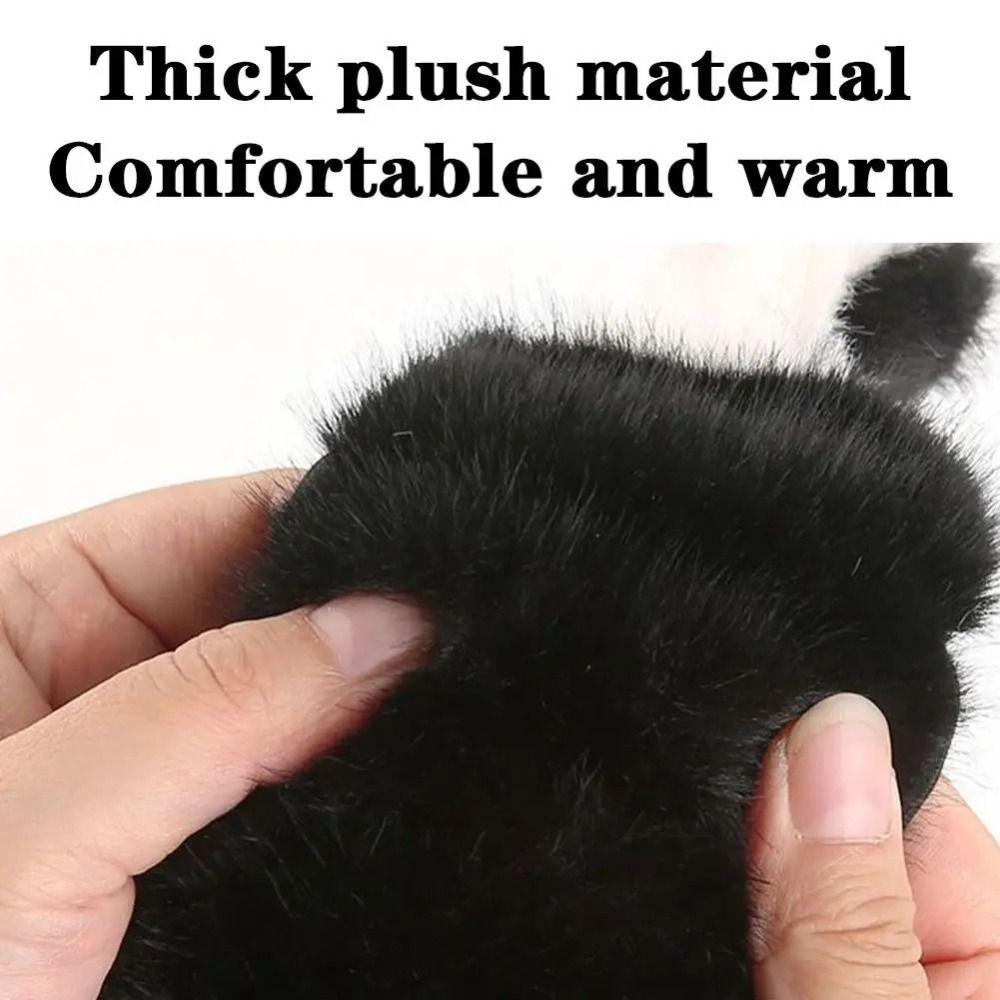 Antislip Kattenoren Stuurwielhoes Warme Stuurhoes Pluche Stuurhoes Vrouwen