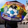 1PC Coven-try Football Club Crest Printed Umbrella Folding umbrella, automatic umbrella 8-Frame for Travel, camping Fan gifts Christmas Gifts