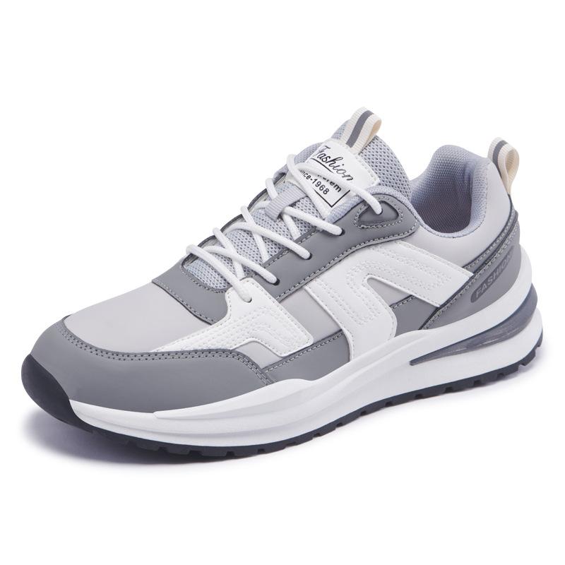 

Large size men s contrasting platform shoes outdoor trend low-top sports shoes student niche lace-up casual shoes 38