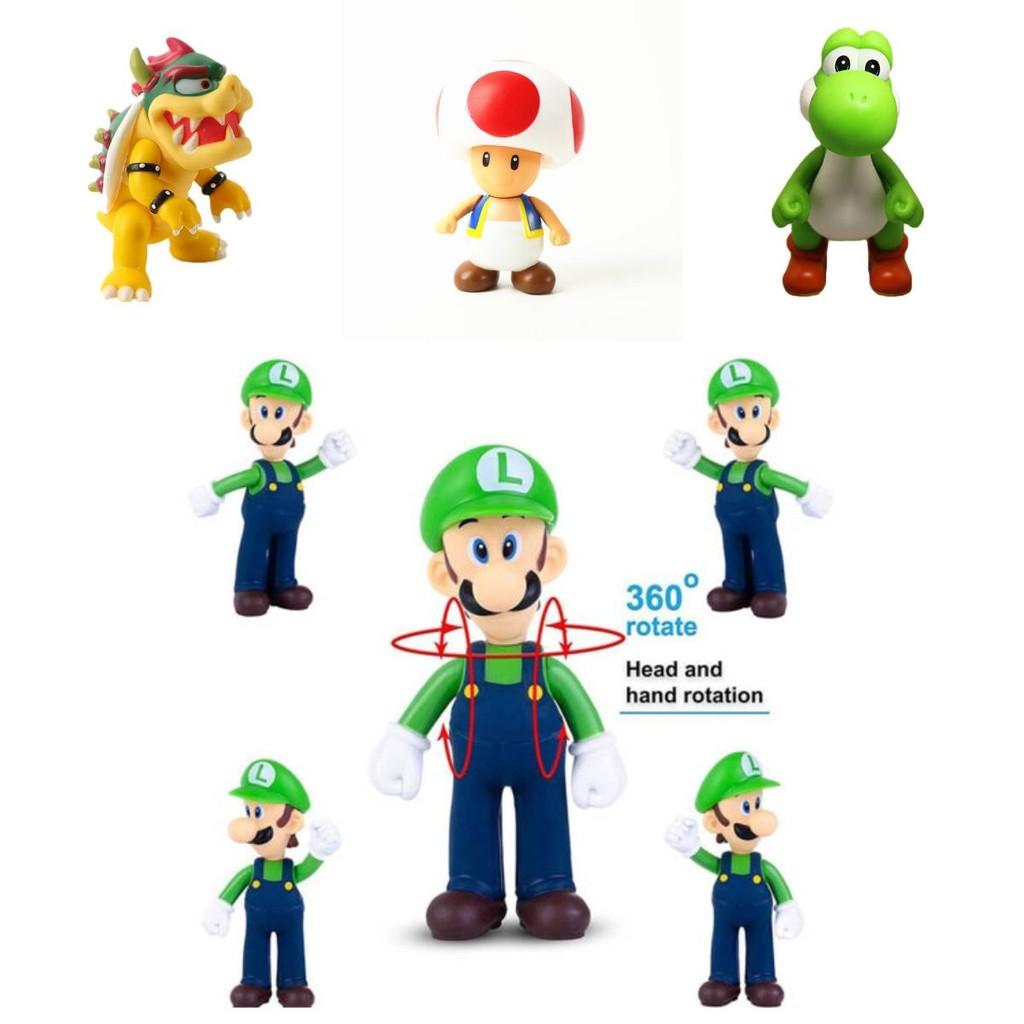 Mario Figurine Collectible Super Mario Action Figure Model Pvc Material Great Gift For Gamers
